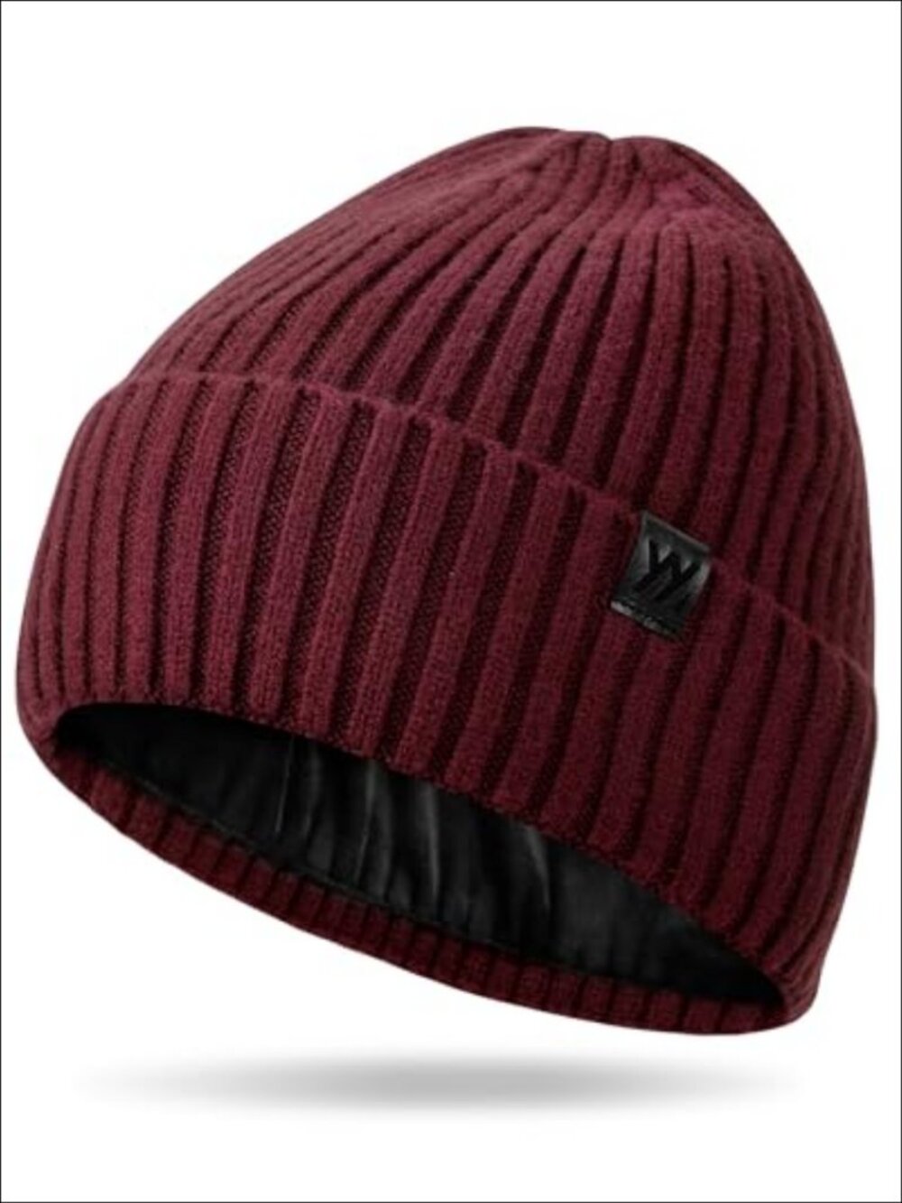Fleece Lined Thermal Knit Beanie Hat Unisex Winter Skull Cap
